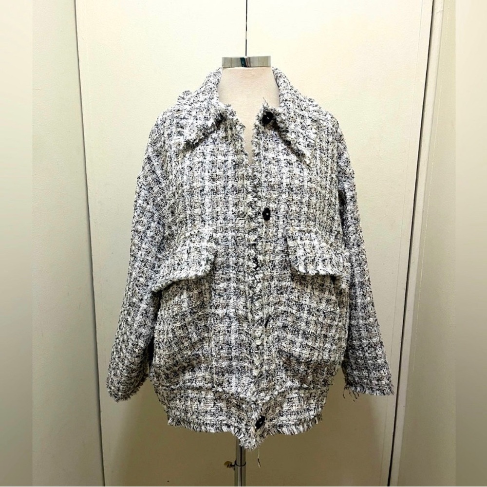 Boucle tweed jacket